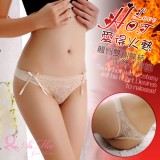 《AIMEI GIAREN》愛得火熱！翹臀雙蝴蝶結蕾絲丁字褲﹝膚﹞