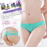 《AIMEI GIAREN》絕色模樣！蕾絲細帶偷心美臀T字褲﹝淺綠﹞