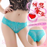《AIMEI GIAREN》傾戀蜜愛！花漾蕾絲裸肌美臀三角褲﹝綠﹞