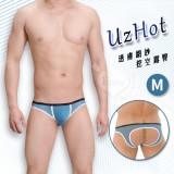 【UzHot 凸哈社】透膚網紗後挖空露臀內褲﹝藍 M﹞*